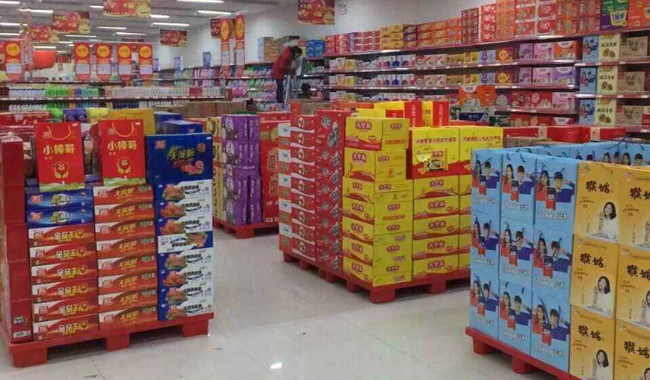 塑料托盤(pán)超市應(yīng)用案例