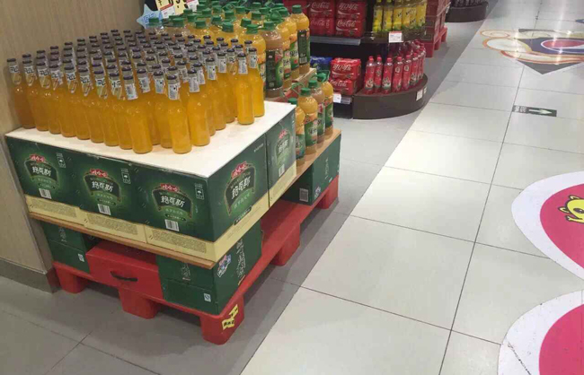塑料托盤(pán)超市應(yīng)用案例