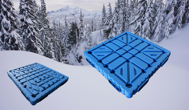 寒冷地區(qū)冬季使用中空吹塑托盤，它能受得住嗎？