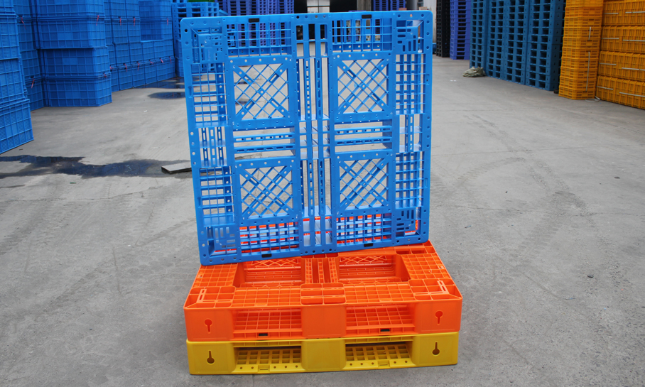 JSL-1111田字塑料托盤(pán)(可堆碼) JSL-1111田字塑料托盤(pán)(可堆碼)