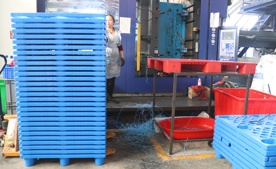 JSL-1109網(wǎng)輕九腳塑料托盤 JSL-1109網(wǎng)輕九腳塑料托盤