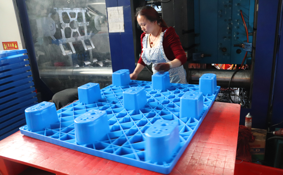 JSL-1109網(wǎng)輕九腳塑料托盤 JSL-1109網(wǎng)輕九腳塑料托盤